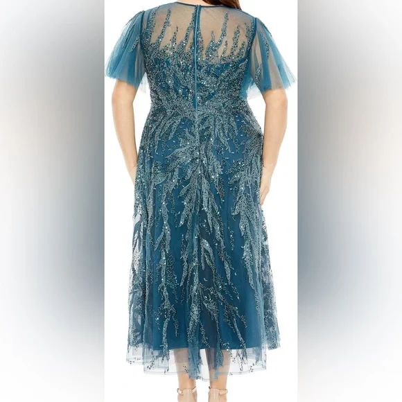 Mac Duggal | Dresses | Sequin Tulle Cocktail Dressfabulouss By Mac Duggal  Size 2 New | Poshmark